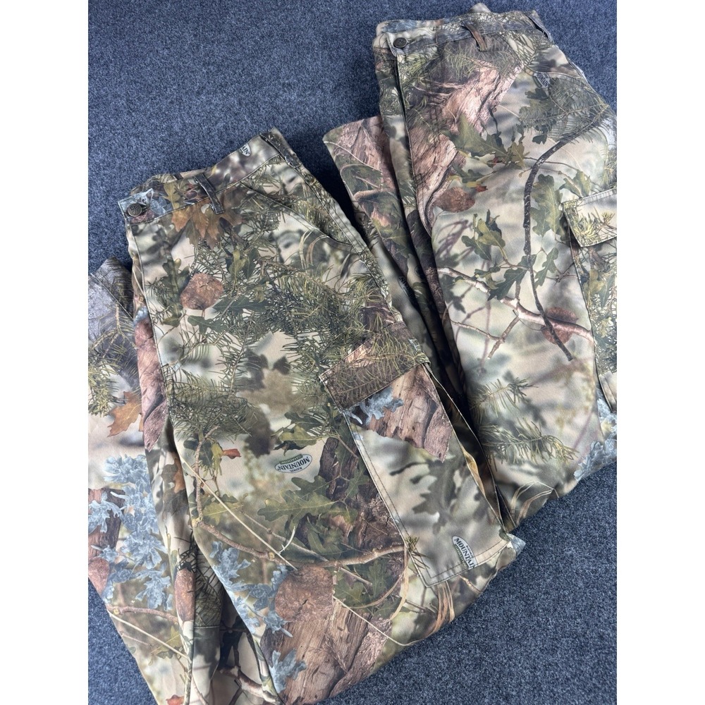 Lot 2 Shadow Camo Hunting Cargo Pants Mens 34R Realtree Style Outdoors
